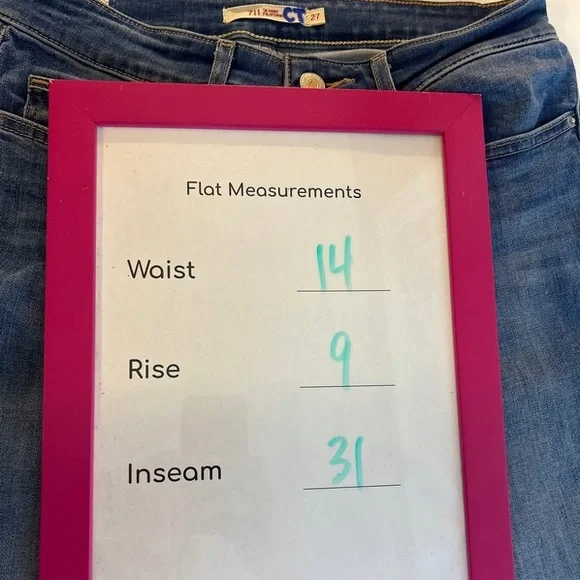 Levi’s 711 Premium Skinny Jeans size 27 - Picture 11 of 11